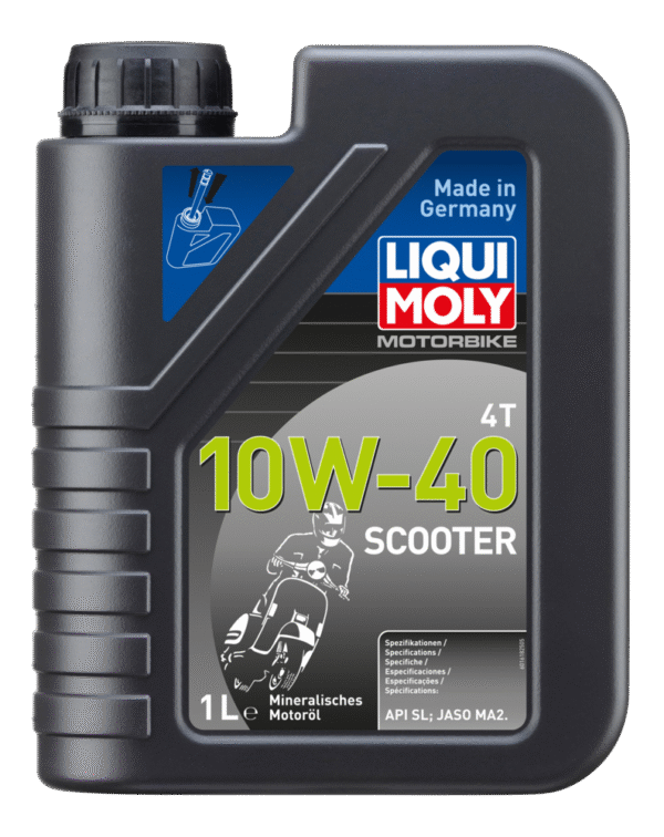 Liqui Moly 4T Basic Scooter 10W-40 Motosiklet 1 Lt. Motor Yağı 1618
