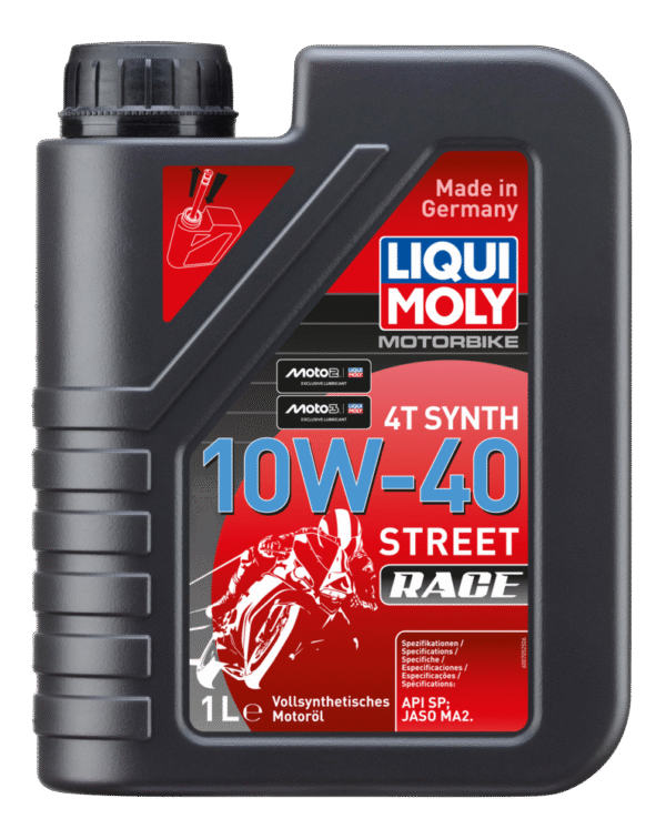 Liqui Moly Tam Sentetik Street Race 4T 10w-40 1 Lt Motorsiklet Yağı  (20753)